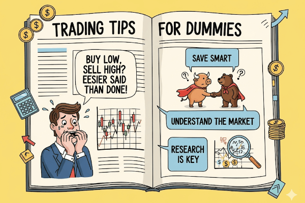Illustration about risk management in trading